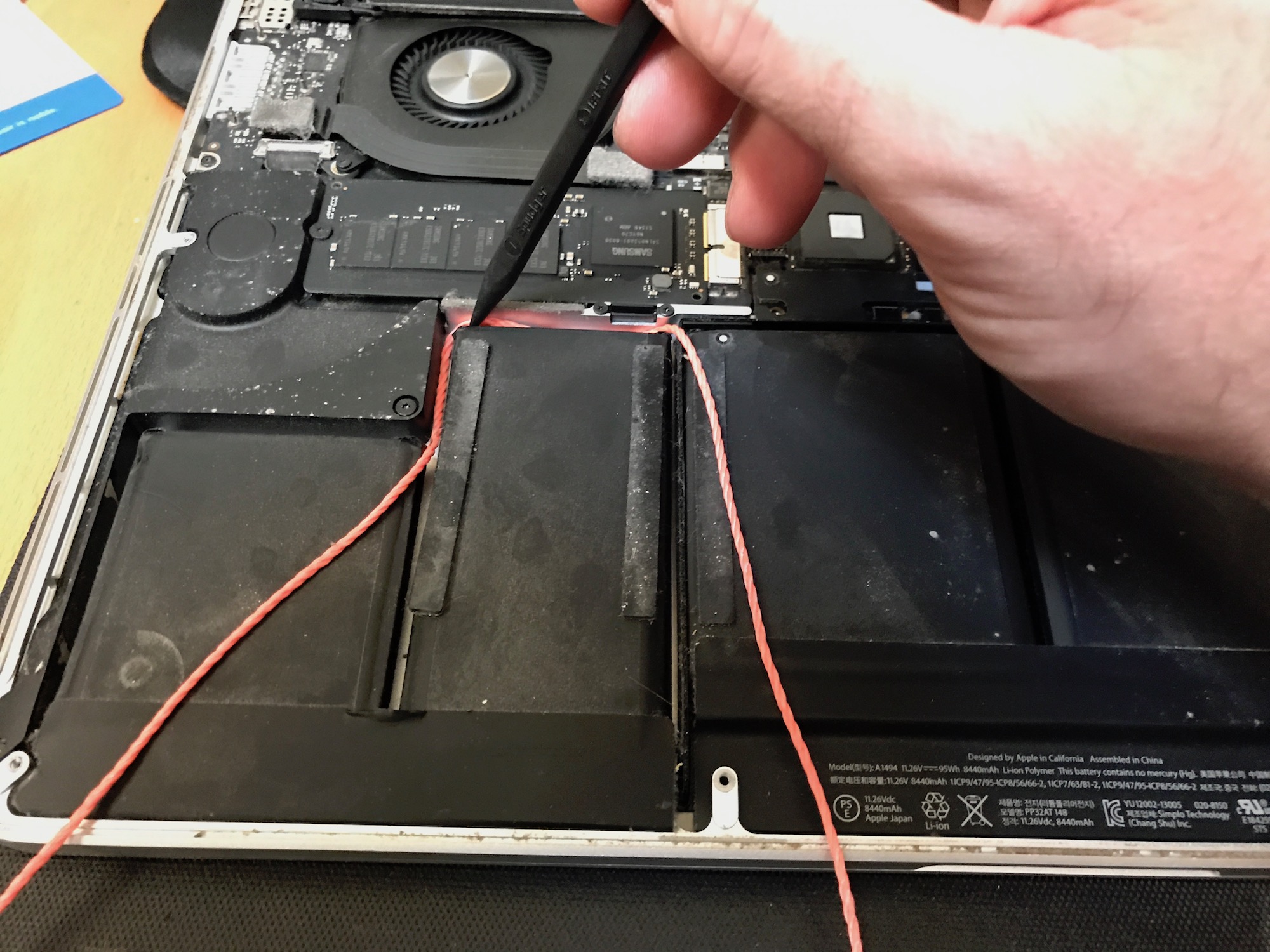 Replacing The Battery In A Macbook Pro Retina Late 2013 Todbot