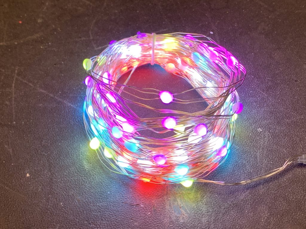 Memory hack for new 2-wire LED Christmas fairy light controller. 